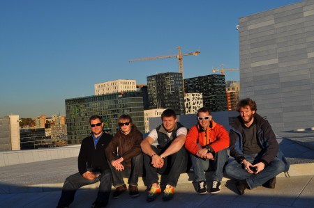 Am Dach des Opernhauses