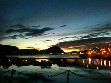 .... und ein Abendrot aus Aalesund