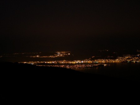Aalesund bei Nacht